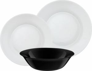 Bormioli Rocco Komplet talerzy ze szkła opalowego Florina Domino 18 elementów 1