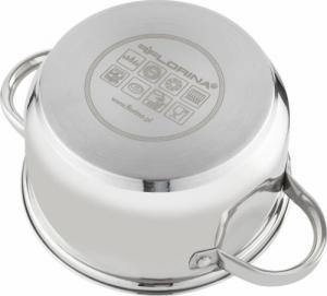 Florina Garnek nierdzewny z pokrywką na indukcję i gaz Florina Maestro 1,6 l 5