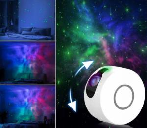 Braders Lampka Nocna Projektor Gwiezdnego Nieba Kosmosu + Pilot 2