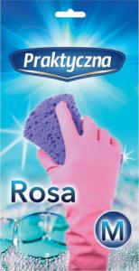 Praktyczna 3x RĘKAWICE LATEKSOWE ROSA - PRAKTYCZNA - M 2