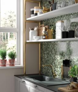 Bateria kuchenna Deante Silia stojąca złota (BQS Z73M) 4