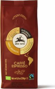 Alce Nero Włoska Organiczna Kawa Mielona Espresso 100% Arabica z Górskich Upraw BIO Fair Trade "Caffe Espresso | Caffe Coltivato tra 1250 e 1800 mt | Roast and Ground Coffee" 250g Alce Nero 1
