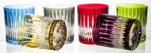 Crystal Julia Szklanki kryształowe do whisky 6 sztuk kolorowe Stellum 2