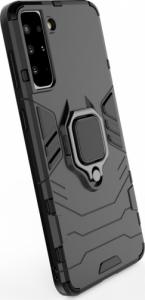 Wozinsky Ring Armor pancerne hybrydowe etui pokrowiec + magnetyczny uchwyt Samsung Galaxy S22+ (S22 Plus) czarny 5