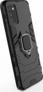 Wozinsky Ring Armor pancerne hybrydowe etui pokrowiec + magnetyczny uchwyt Samsung Galaxy A03s (166,5) czarny 4