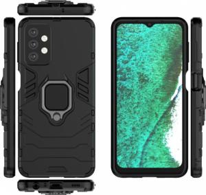 Wozinsky Ring Armor pancerne hybrydowe etui pokrowiec + magnetyczny uchwyt Samsung Galaxy A13 5G czarny 9