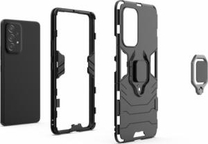 Wozinsky Ring Armor pancerne hybrydowe etui pokrowiec + magnetyczny uchwyt Samsung Galaxy A53 5G czarny 2