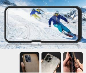 Hurtel Clear 3in1 etui do Xiaomi Redmi 10 żelowy pokrowiec z ramką czarny 2