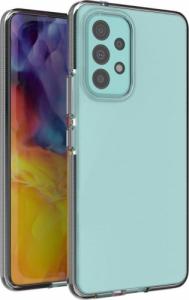 Hurtel Spring Case pokrowiec żelowe etui z kolorową ramką do Samsung Galaxy A73 czarny 1