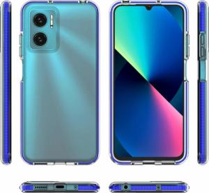 Hurtel Spring Case pokrowiec żelowe etui z kolorową ramką do Xiaomi Redmi 10 jasnoróżowy 4