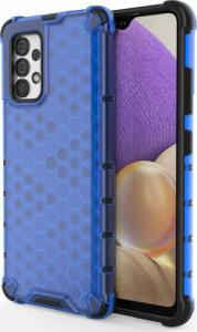 Hurtel Honeycomb etui pancerny pokrowiec z żelową ramką Samsung Galaxy A03s (166,5) niebieski 1