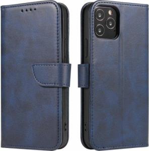 Hurtel Magnet Case elegancki futerał etui pokrowiec z klapką i funkcją podstawki Samsung Galaxy A73 niebieski 1