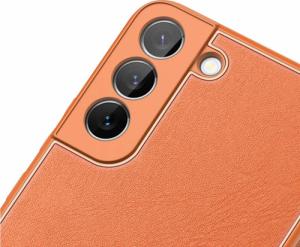 Dux Ducis Dux Ducis Yolo eleganckie etui pokrowiec ze skóry ekologicznej Samsung Galaxy S22+ (S22 Plus) pomarańczowy 15