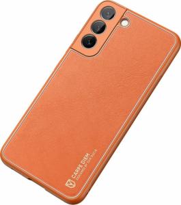 Dux Ducis Dux Ducis Yolo eleganckie etui pokrowiec ze skóry ekologicznej Samsung Galaxy S22+ (S22 Plus) pomarańczowy 17