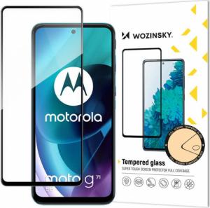 Wozinsky Wozinsky super wytrzymałe szkło hartowane Full Glue na cały ekran z ramką Case Friendly Motorola Moto G71 5G czarny 1