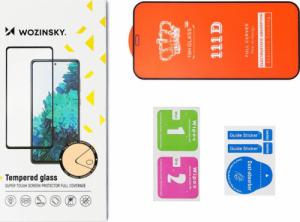 Wozinsky Wozinsky super wytrzymałe szkło hartowane Full Glue na cały ekran z ramką Case Friendly Oppo A76 / Oppo A36 / Realme 9i czarny 5