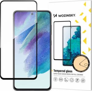 Wozinsky Wozinsky super wytrzymałe szkło hartowane Full Glue na cały ekran z ramką Case Friendly Samsung Galaxy S21 FE czarny 1