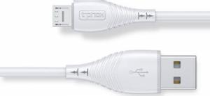 Kabel USB T-Phox USB-A - microUSB 1.2 m Biały (TPRZ008313) 2