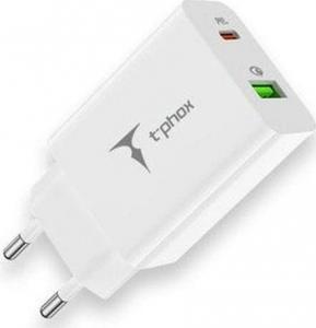 Ładowarka T-Phox Speedy 1x USB-A 1x USB-C 3 A 2
