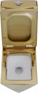 Zestaw kompaktowy WC INDES JEDNOLITY ZŁOTY POŁYSK KOMPAKT WC + DESKA WOLNOOPADAJĄCA 5