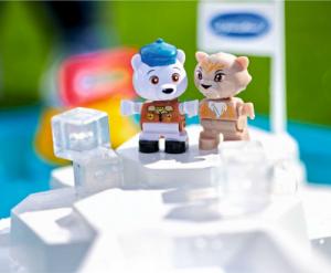 Big Aquaplay zestaw Tor wodny Polar + figurki 7