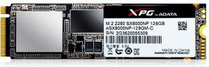 Dysk SSD ADATA SX8000 128 GB M.2 2280 PCI-E x4 Gen3 NVMe (ASX8000NP-128GM-C) 1