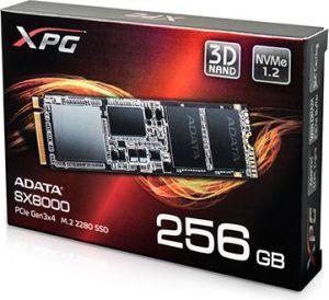 Dysk SSD ADATA 256 GB M.2 2280 PCI-E x4 Gen3 NVMe (ASX8000NP-256GM-C) 5