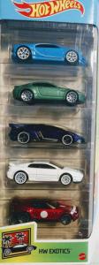 Hot Wheels Zestaw 5 samochodzików Hot Wheels HW Exotics 1