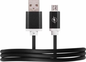 Kabel USB Arkas USB-A - microUSB 1 m Czarny 1