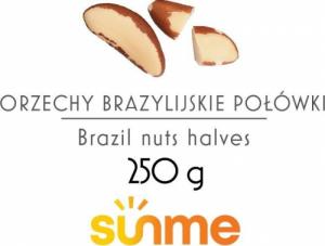 Sunme Orzechy Brazylijskie połówki 250 gram 1