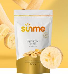 Sunme Chipsy bananowe 0,5 kg 5