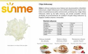 Sunme Chipsy kokosowe 0,4 kg 3