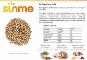 Sunme Kasza gryczana biała niepalona 5 kg 2