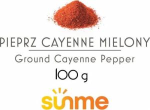 Sunme Pieprz cayenne mielony 100 gram 1