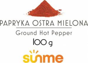 Sunme Papryka ostra mielona 100 gram 1