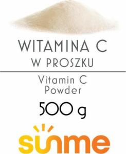 Sunme Witamina C w proszku, Kwas L-askorbinowy 500 gram 1