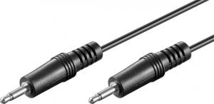 Kabel Goobay Jack 3.5mm - Jack 3.5mm 1.5m czarny (50460) 1