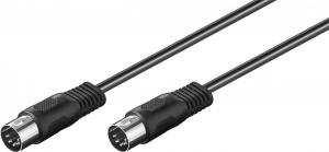 Kabel Goobay DIN - DIN 1.5m czarny (JAB-856811) 1