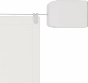 vidaXL Markiza pionowa, biała, 140x600 cm, tkanina Oxford 5