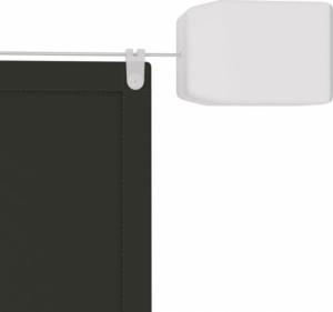 vidaXL Markiza pionowa, antracytowa, 140x420 cm, tkanina Oxford 4