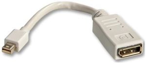 Adapter AV MicroConnect DisplayPort Mini - DisplayPort biały (MDPDP) 1