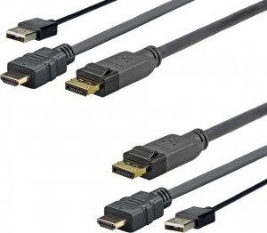 Kabel USB VivoLink Pro HDMI+USB to DP 1 Meter - PROHDMIUSBDP1 1