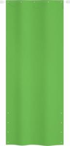 vidaXL Parawan balkonowy, jasnozielony, 100x240 cm, tkanina Oxford 2