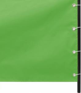 vidaXL Parawan balkonowy, jasnozielony, 120x240 cm, tkanina Oxford 3