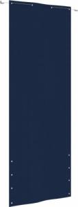 vidaXL Parawan balkonowy, niebieski, 80x240 cm, tkanina Oxford 1