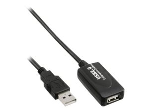 Kabel USB InLine USB-A - 5 m Czarny (34605I) 1