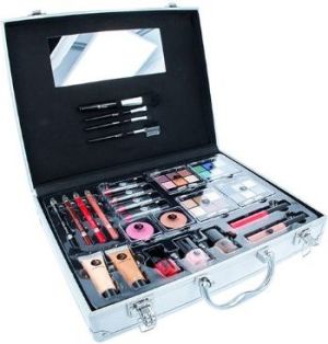 2K Beauty Unlimited Train Case Zestaw kosmetyków Complete Makeup Palette 63,2g 1