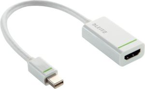 Adapter AV Leitz DisplayPort Mini - HDMI biały (63100001) 1