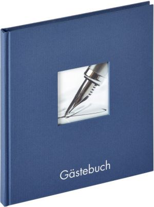 Walther Walther Fun Guestbook blue 23x25 72 white Pages (GB-205-L) 1