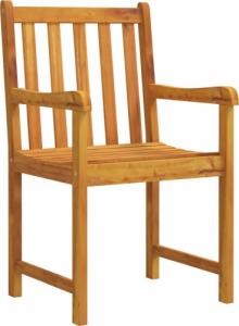 vidaXL Krzesła ogrodowe, 2 szt., lite drewno akacjowe 3